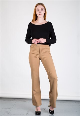 VINTAGE 90S MOSCHINO FLARED TROUSERS