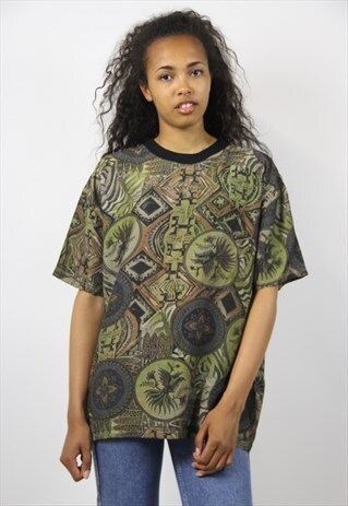 VINTAGE LIGHT PATTERNED TOP