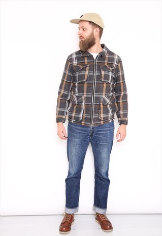 VINTAGE DICKIES LINED COTTON JACKET/OVERSHIRT