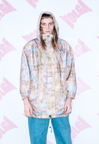 VINTAGE ABSTRACT PRINT JACKET / UNISEX