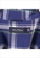 VINTAGE 90'S NAUTICA POLO SHIRT SHORT SLEEVE BUTTON UP