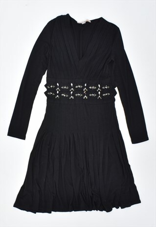 CUSTOM FIT 90'S ROBERTO CAVALLI DRESS BLACK