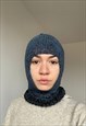 HAND MADE NAVY BLUE COTTON BALACLAVA