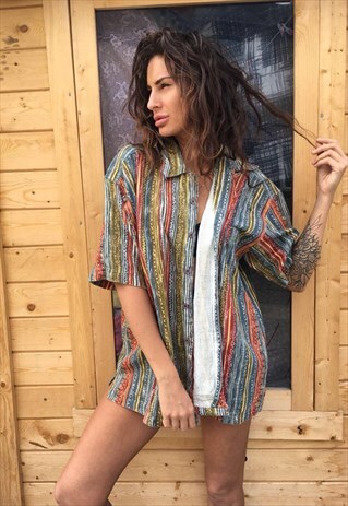OVERSIZED RETRO 90S 80S VINTAGE UNISEX FESTIVAL SHIRT