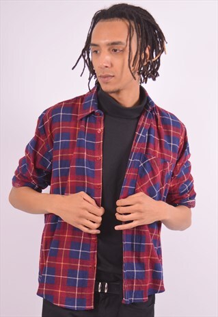 VINTAGE FLANNEL SHIRT CHECK MULTI