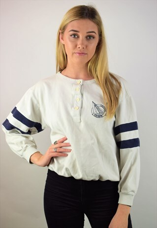 VINTAGE 90'S 1/4 BUTTON SWEATSHIRT