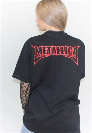 Y2K METALLICA ROCK BAND T-SHIRT