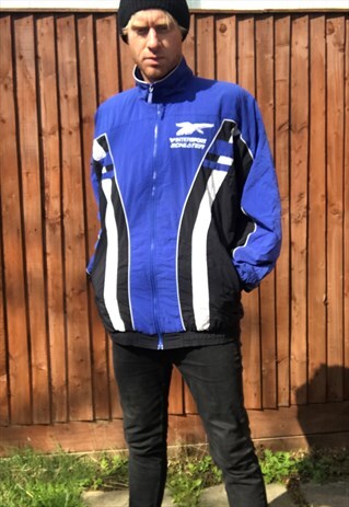 VINTAGE REEBOK JACKET SPORTS L SHELL SUIT BOMBER FESTIVAL