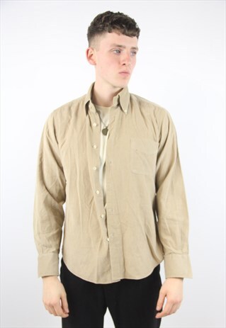 VINTAGE ZARA CORD BEIGE SHIRT