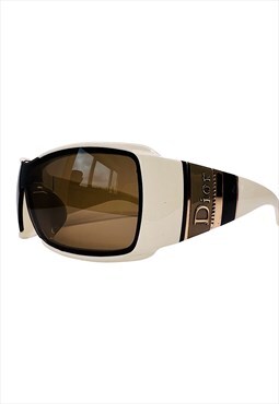 Christian Dior Sunglasses Shield Brown Tinted Stripe 2 