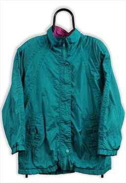 Vintage Teal Windbreaker Jacket Mens