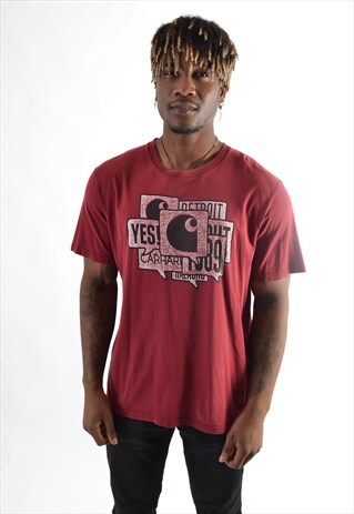 MAROON CARHARTT T-SHIRT BT3659