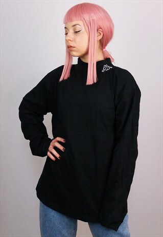 VINTAGE 90'S KAPPA UNISEX TURTLENECK JUMPER