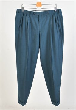 Vintage 90s suit trousers in navy