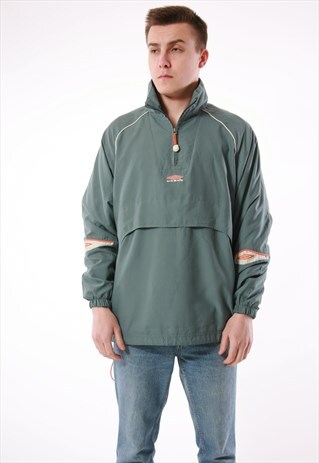 VINTAGE RARE UMBRO OLDSCHOOL ANORAK 1/4 ZIP 14083