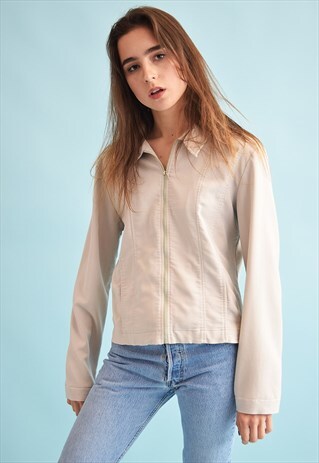 Y2K RETRO NEUTRAL SCANDI MINIMALIST JACKET