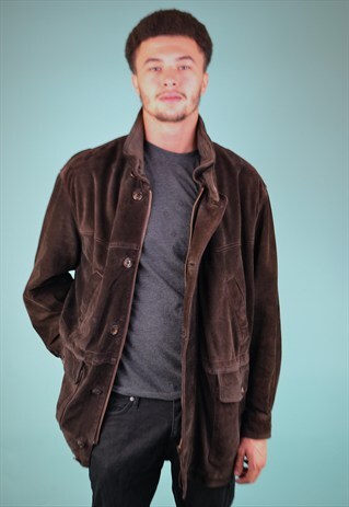 VINTAGE 90'S YVES SAINT LAURENT SUEDE JACKET