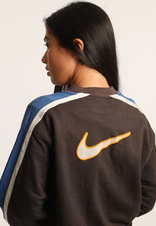 VINTAGE NIKE EMBROIDERED LOGO SWEATSHIRT