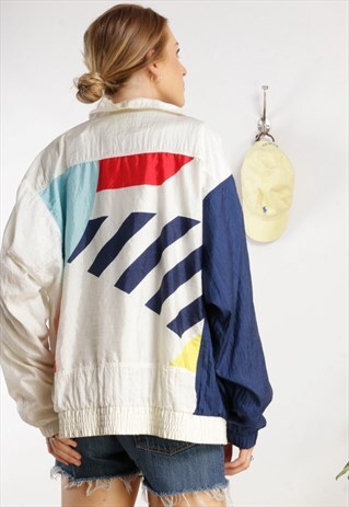 VINTAGE FESTIVAL PATTERNED SHELL JACKET X777