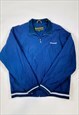 Vintage Timberland Size XL Embroidered Jacket in Blue