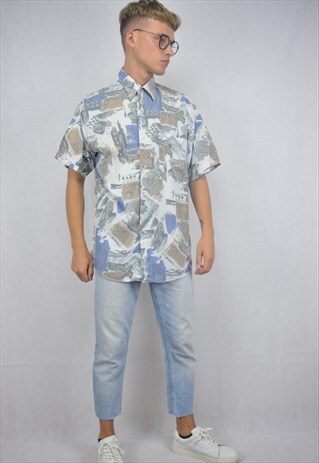 VINTAGE HAWAIIAN MULTICOLOUR SHORT SLEEVE SHIRT