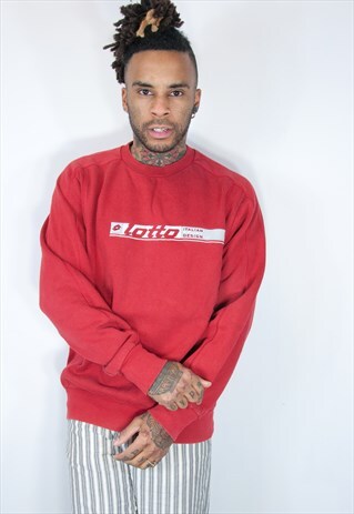 LOTTO EMBROIDED VINTAGE SWEATSHIRT