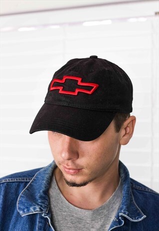 VINTAGE CHEVROLET BASEBALL CAP LOGO 90S ONE SIZE 2.9