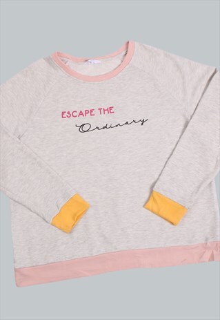 vintage slogan sweatshirt
