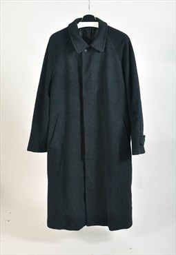 Vintage 90s maxi coat in dark grey