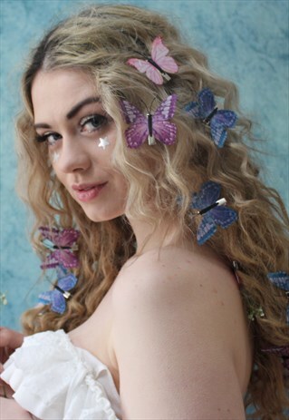 BUTTERFLY HAIR CLIPS