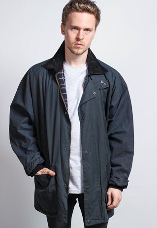 VINTAGE OVERSIZED WAX JACKET