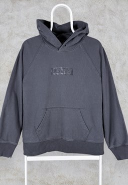 Levi's Hoodie Grey Box Logo Pullover Women's Small