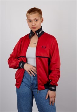 Vintage Sergio Tacchini Track Jacket in Red