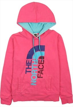 Vintage 90's The North Face Hoodie Pullover Spellout Pink