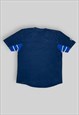 VINTAGE NIKE MANCHESTER UNITED TRAINING T-SHIRT IN BLUE