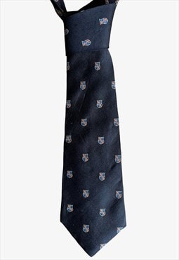 Vintage 90s Polo Ralph Lauren Geometric Crest Tie