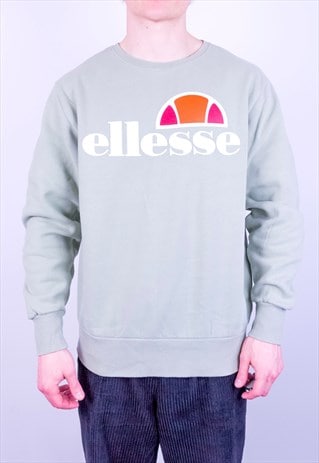 VINTAGE 90S ELLESSE SWEATSHIRT GREEN XL