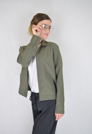 VINTAGE FESTIVAL GREEN WINDBREAKER JACKET