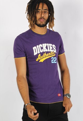 VINTAGE DICKES T-SHIRT PURPLE