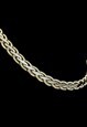 80'S VINTAGE LADIES GOLD COSTUME JEWELLERY WOVEN CHAIN