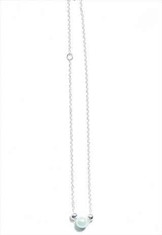 MYA ANKLET 925 STERLING SILVER IN BLUE