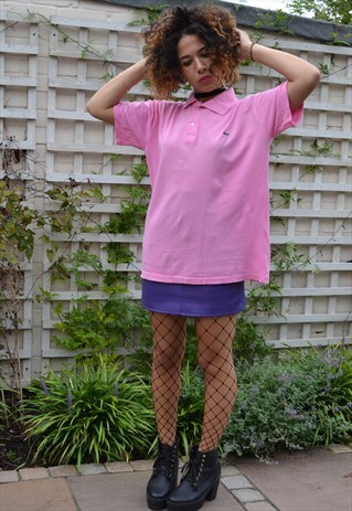 PINK LACOSTE UNISEX POLO SHIRT