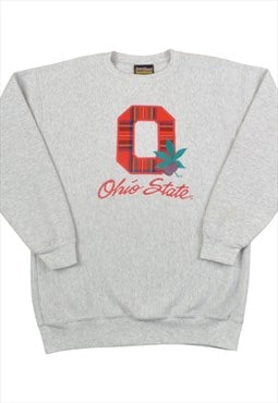 Vintage Ohio State Reverse Weave Sweatshirt Grey Medium