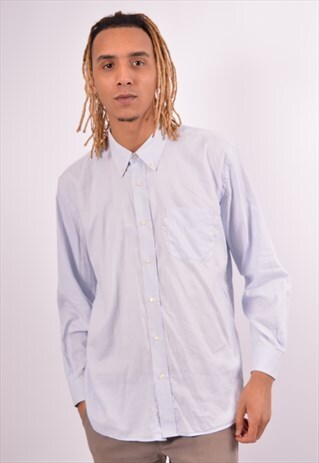VINTAGE BARBOUR SHIRT BLUE