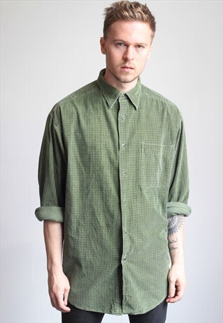 VINTAGE OVERSIZED CORDUROY SHIRT