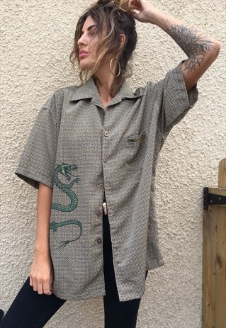 OVERSIZED RETRO 90S 80S VINTAGE UNISEX FESTIVAL SHIRT