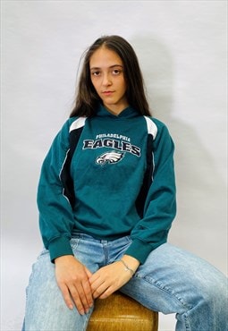 Vintage Size S Philadelphia eagles Hoodie In Green