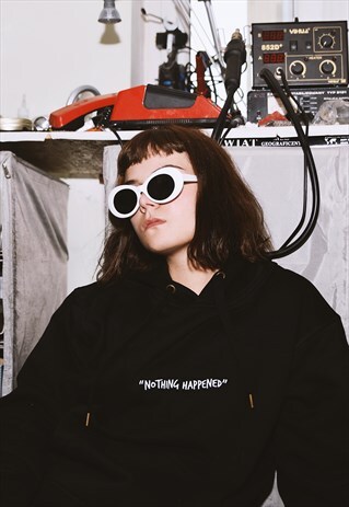 "NOTHING HAPPENED" HOODIE