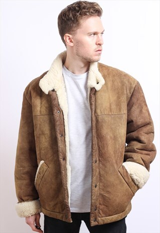 VINTAGE SUEDE SHEEPSKIN JACKET