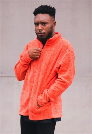 OC TONAL BLEND FLEECE ZIP - PEACH